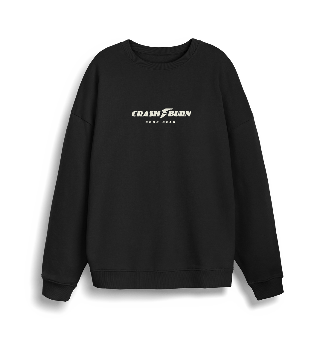 Black Printed Sweater