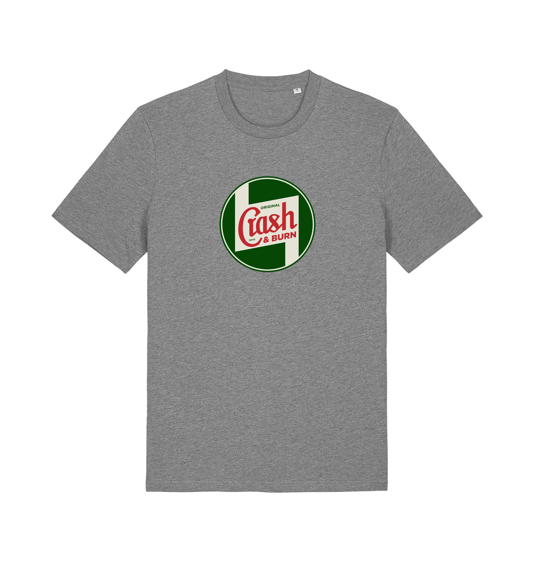 Mid Heather Grey Printed T-shirt