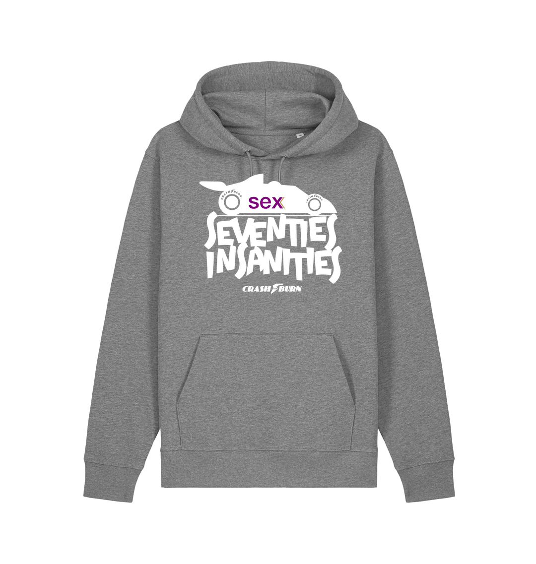 Mid Heather Grey Printed Sweater