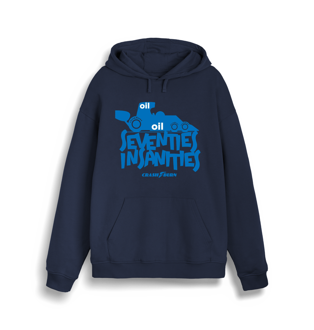 French Navy Printed Sweater