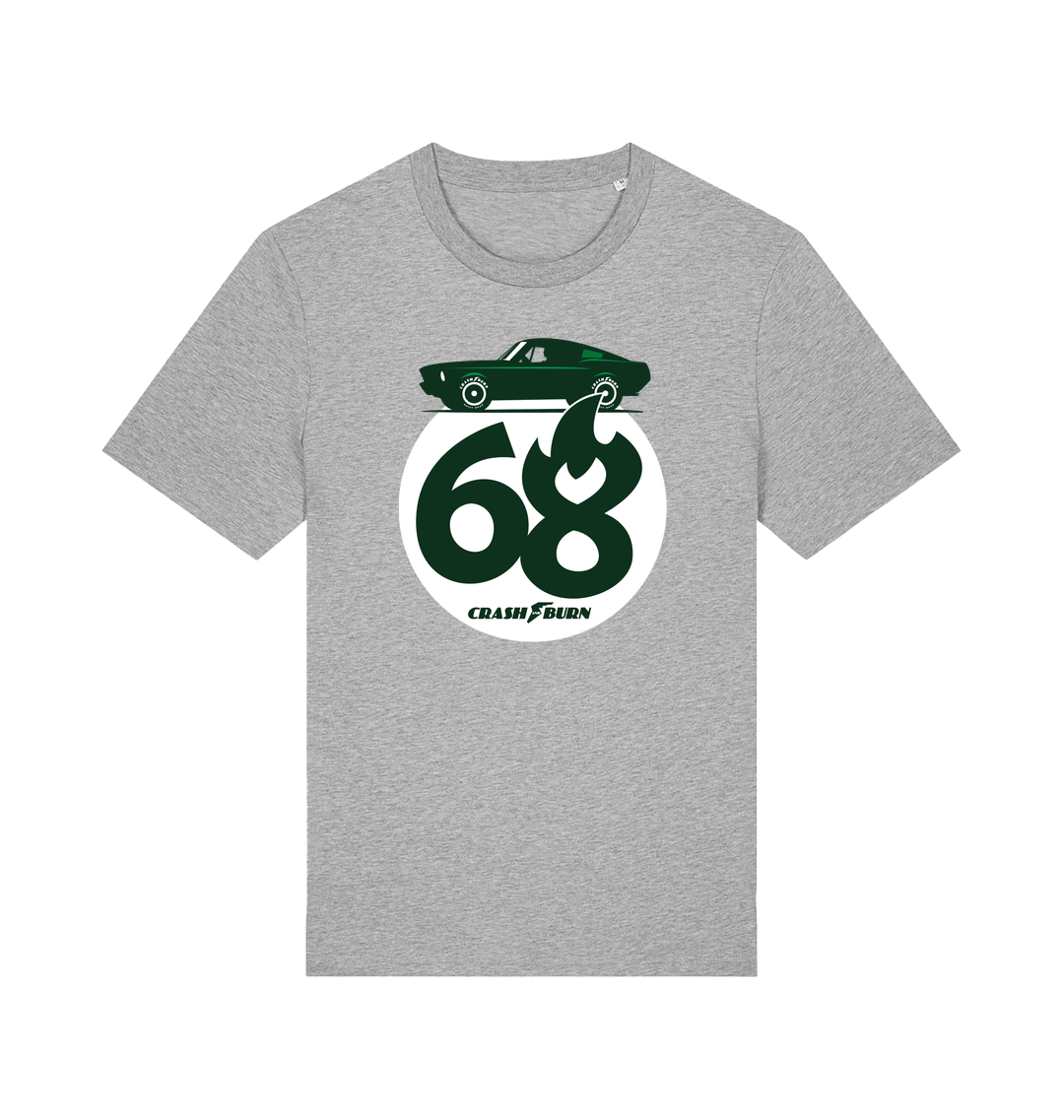 Heather Grey Printed T-shirt