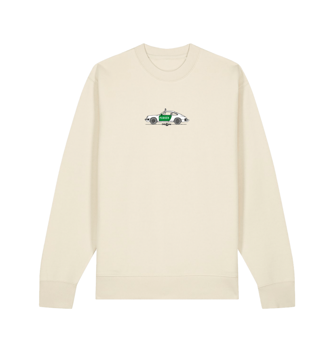 Natural Raw Printed Sweater
