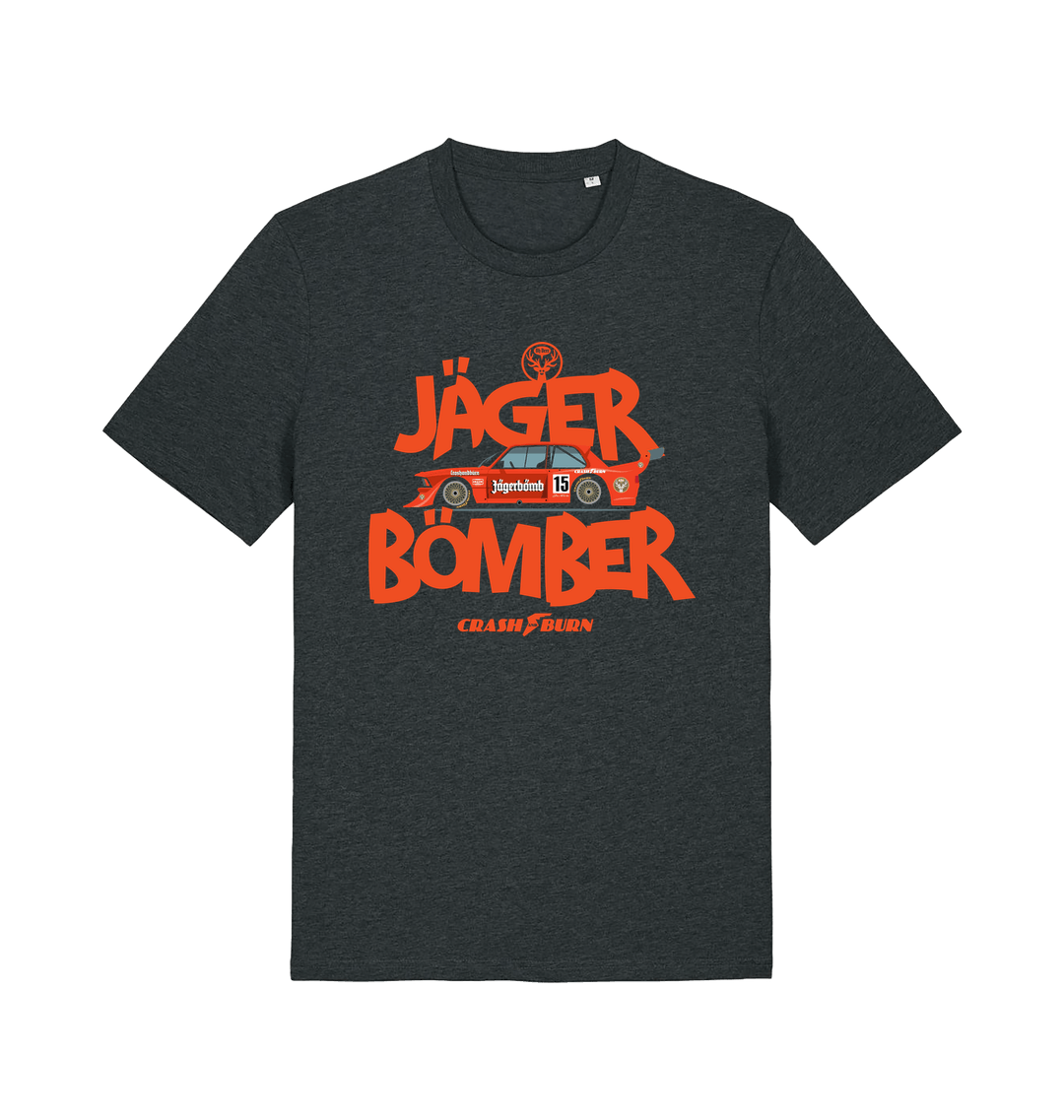 Dark Heather Grey Printed T-shirt