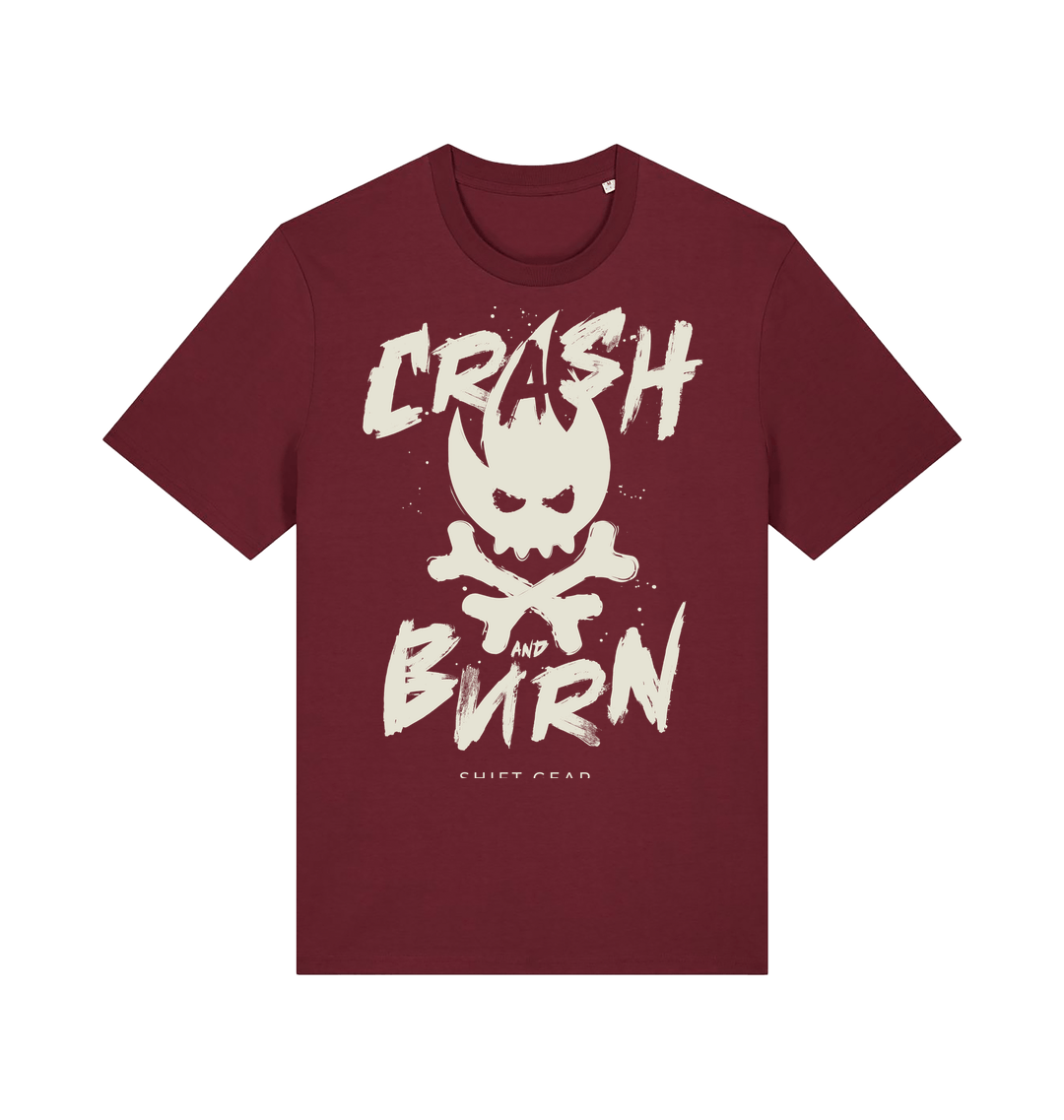 Burgundy Printed T-shirt