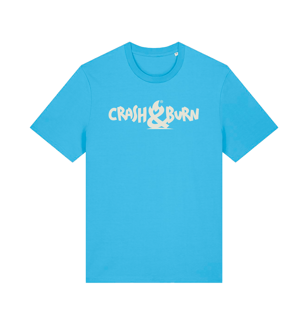 Aqua Blue Printed T-shirt