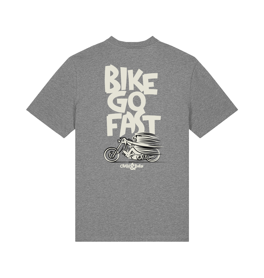 Mid Heather Grey Printed T-shirt