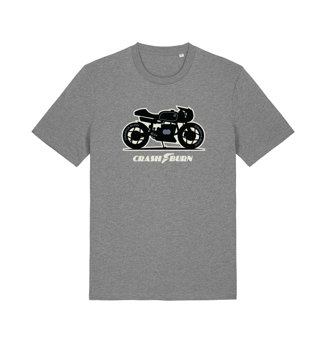 Mid Heather Grey Printed T-shirt