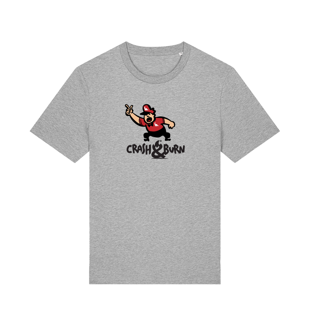 Heather Grey Printed T-shirt