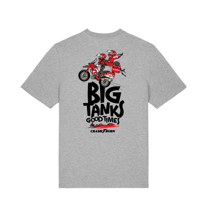 Heather Grey Printed T-shirt