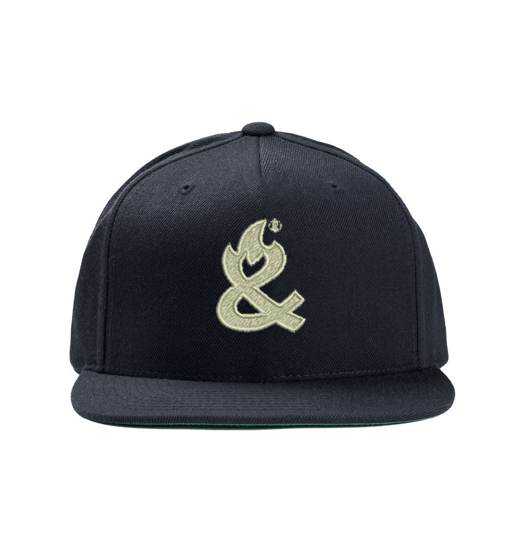 Black Amp Snapback Cap