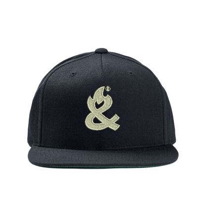 Black Amp Snapback Cap