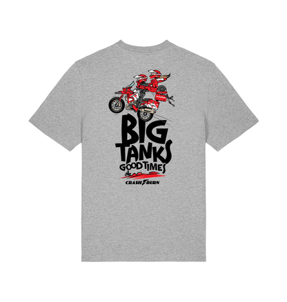 Heather Grey Printed T-shirt