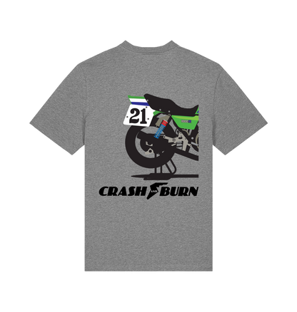 Mid Heather Grey Printed T-shirt