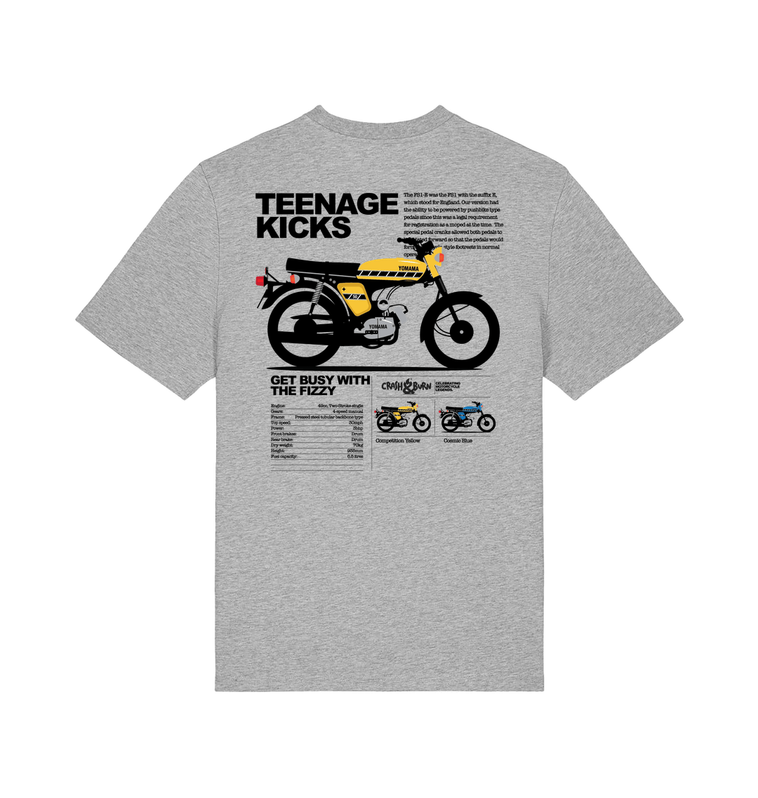 Heather Grey Printed T-shirt