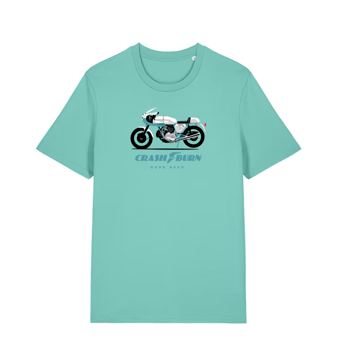 Pool Blue Printed T-shirt