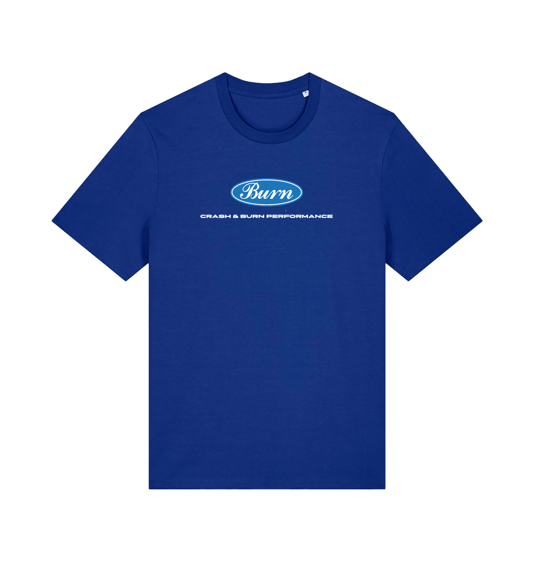 Worker Blue Printed T-shirt