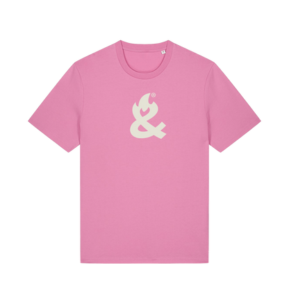 Bubble Pink Printed T-shirt Front