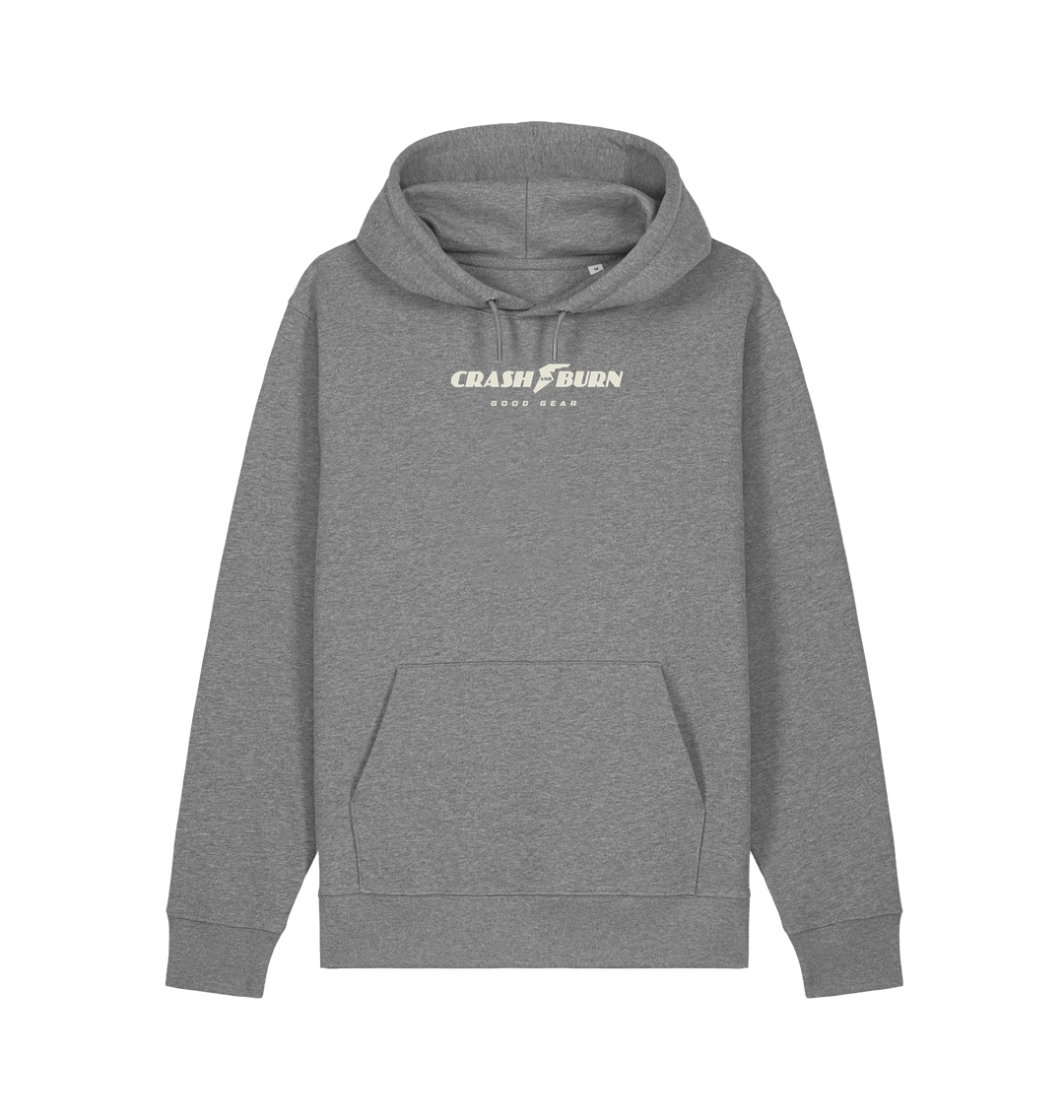 Mid Heather Grey Printed Sweater