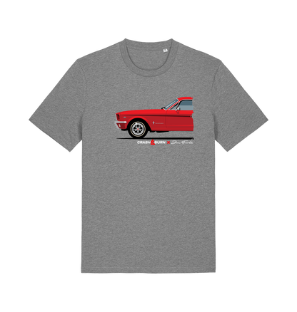 Mid Heather Grey Printed T-shirt