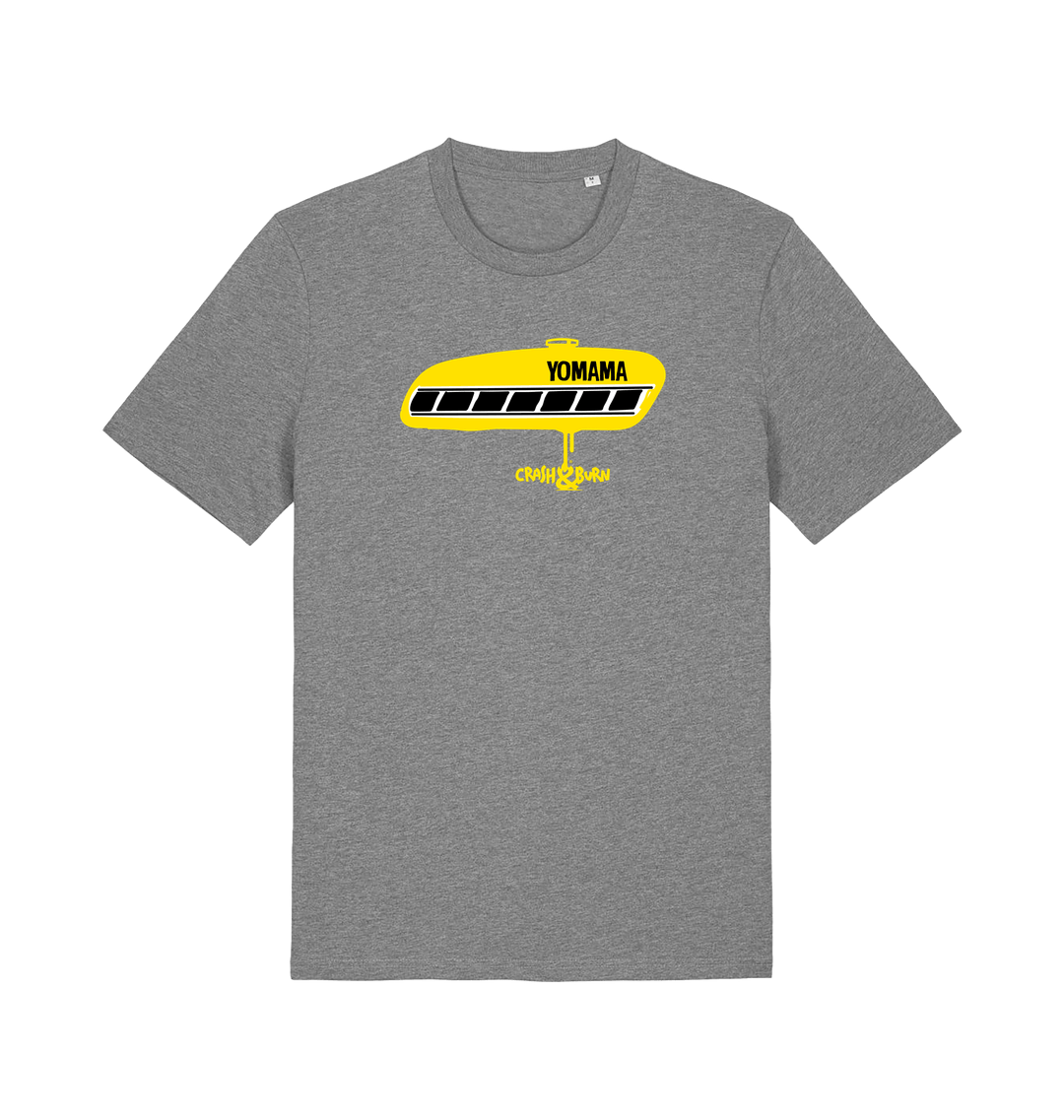 Mid Heather Grey Printed T-shirt