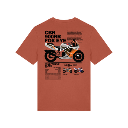 Heritage Brown Printed T-shirt Back