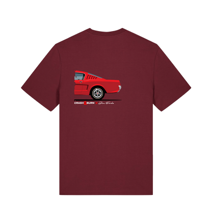 Burgundy Printed T-shirt