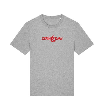 Heather Grey Printed T-shirt Front