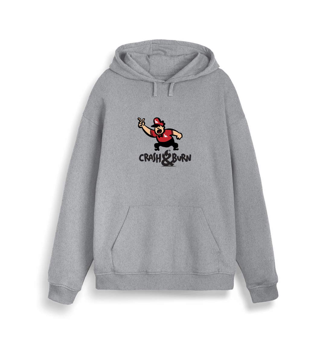 Heather Grey Printed Sweater