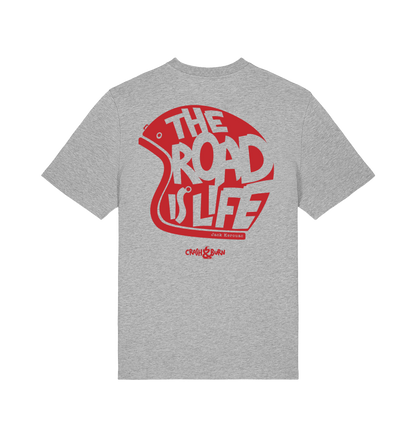 Heather Grey Printed T-shirt Back