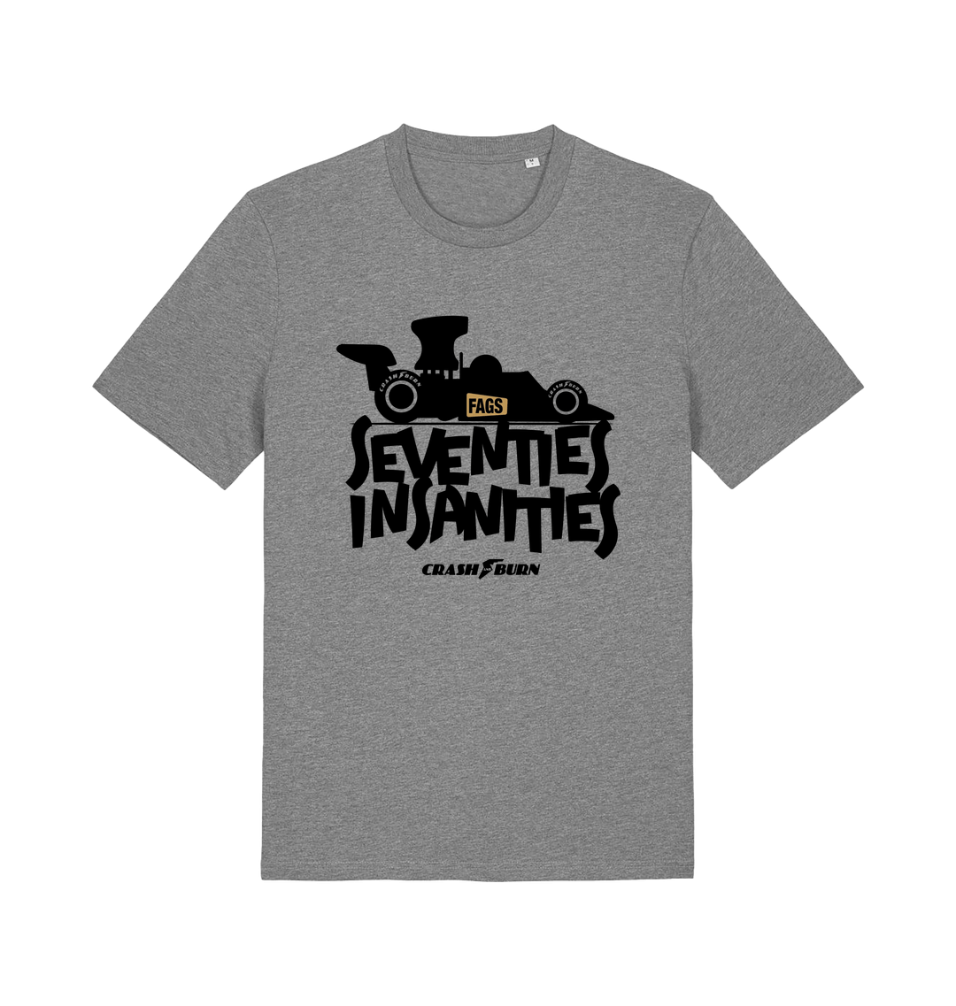 Mid Heather Grey Printed T-shirt