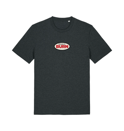 Dark Heather Grey Printed T-shirt