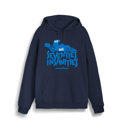 French Navy Printed Sweater