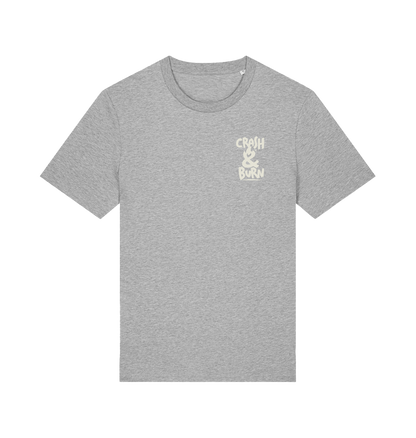 Heather Grey Printed T-shirt Front