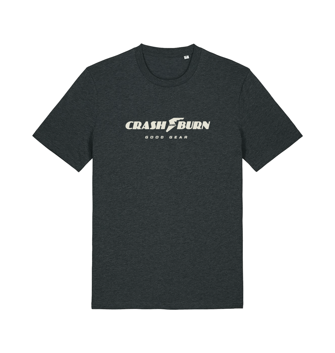 Dark Heather Grey Printed T-shirt