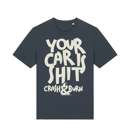 India Ink Grey Printed T-shirt