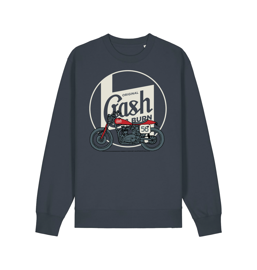 India Ink Grey Printed Sweater