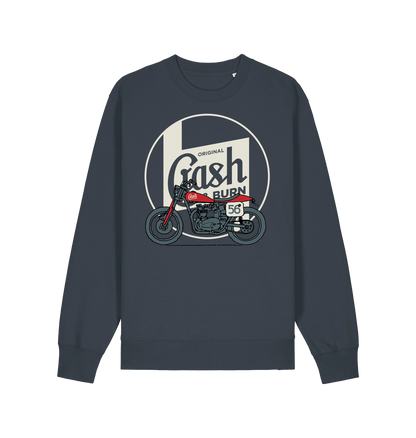 India Ink Grey Printed Sweater