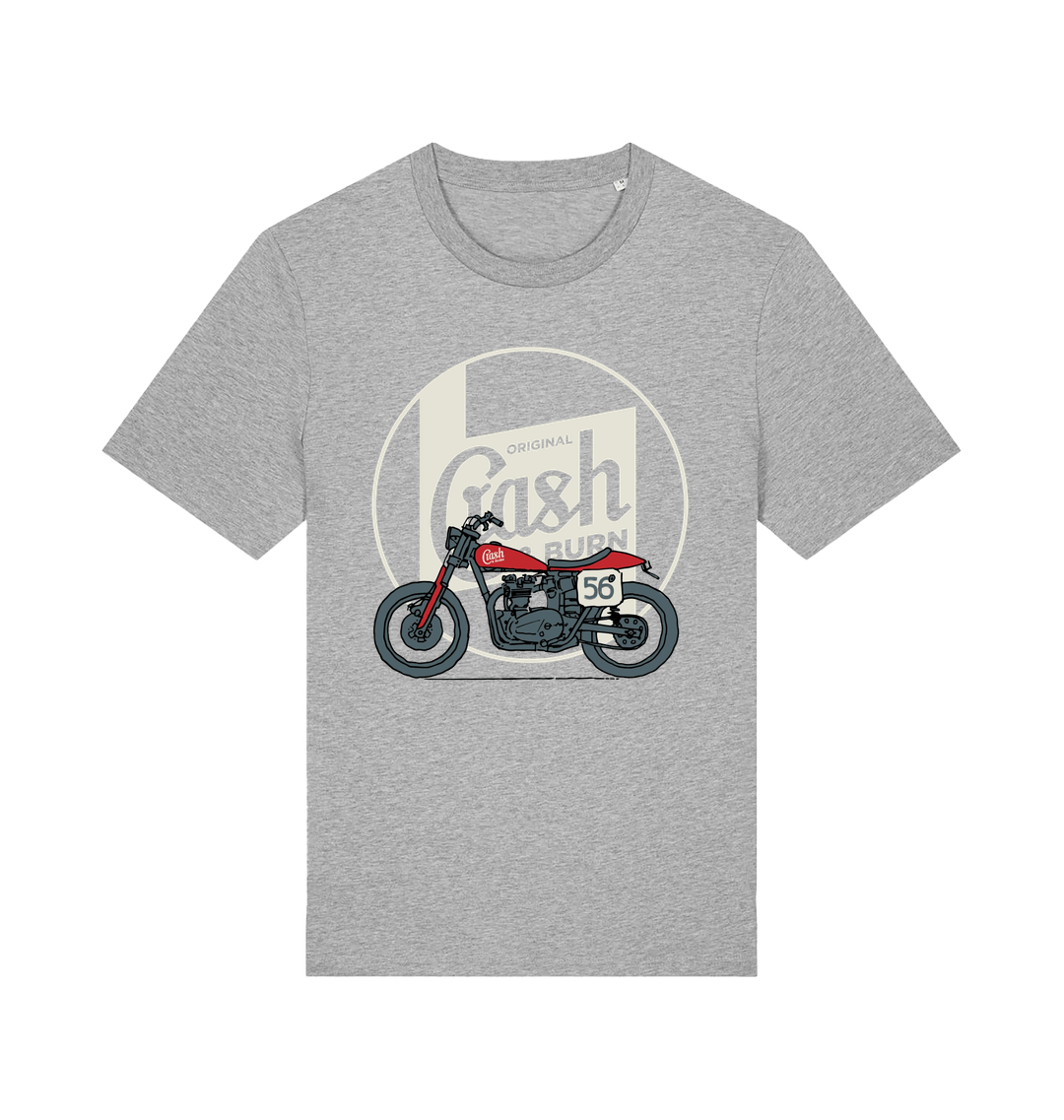 Heather Grey Printed T-shirt