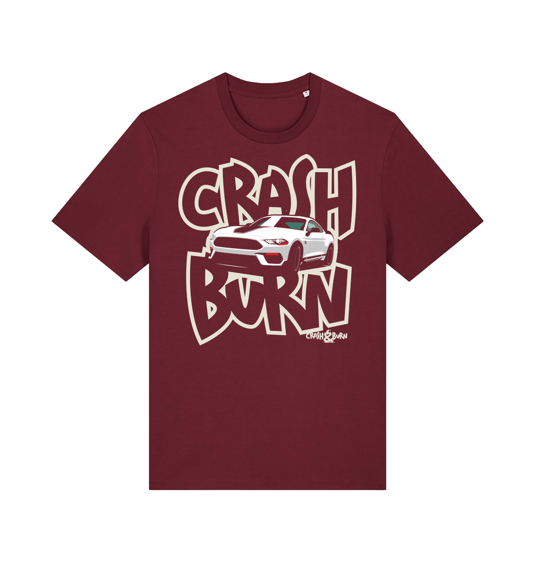Burgundy Printed T-shirt