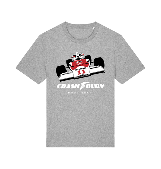 Heather Grey Printed T-shirt