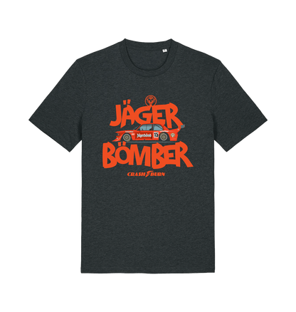 Dark Heather Grey Printed T-shirt