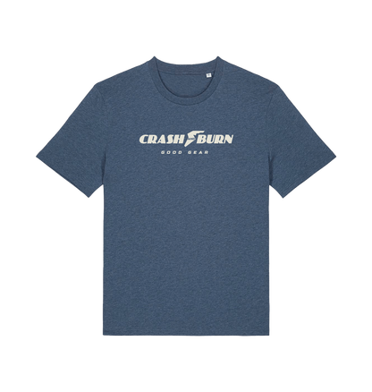 Dark Heather Blue Printed T-shirt