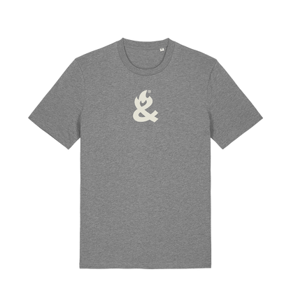 Mid Heather Grey Printed T-shirt