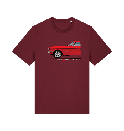 Burgundy Printed T-shirt