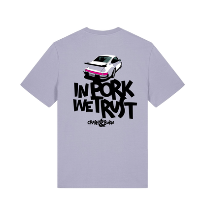 Lavender Printed T-shirt Back