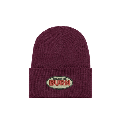 Burgundy Lids Beanie