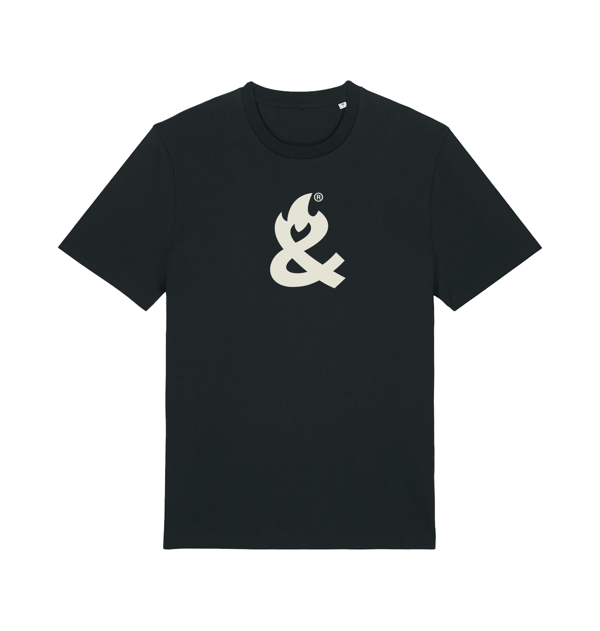 Black Printed T-shirt Front