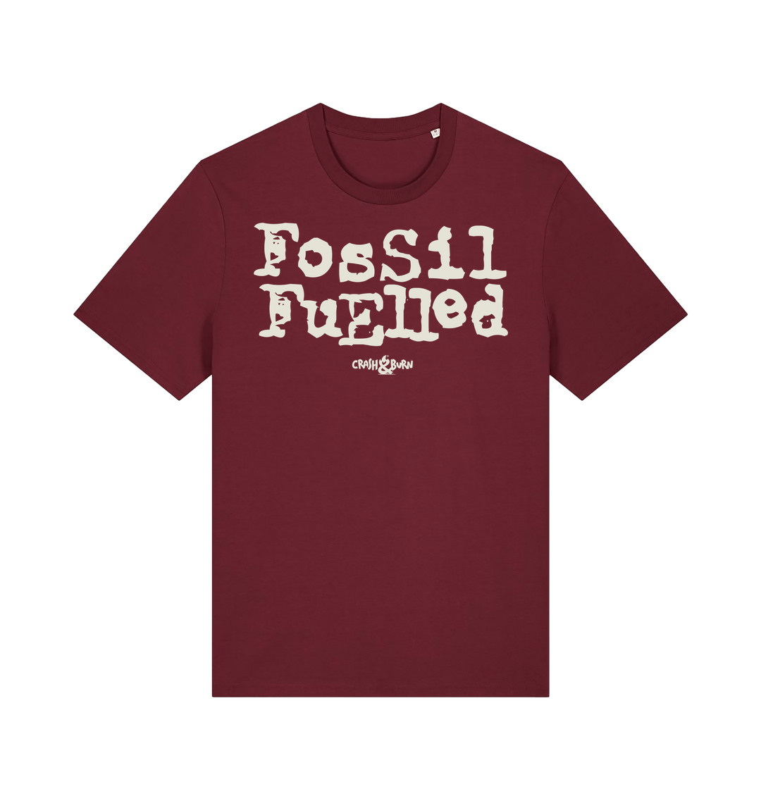 Burgundy Printed T-shirt