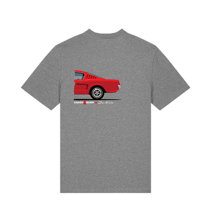 Mid Heather Grey Printed T-shirt