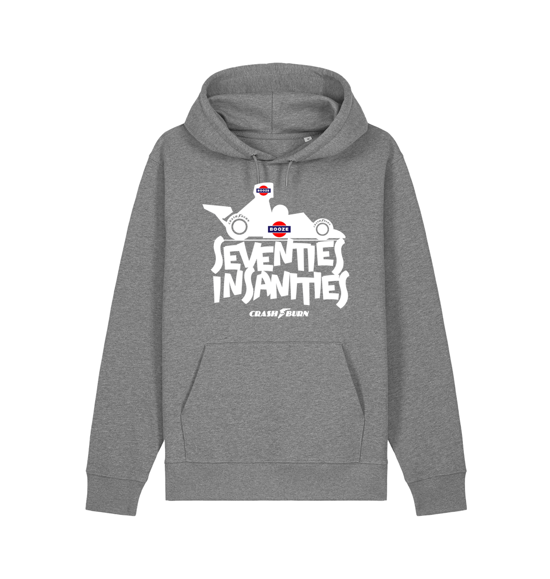 Mid Heather Grey Printed Sweater